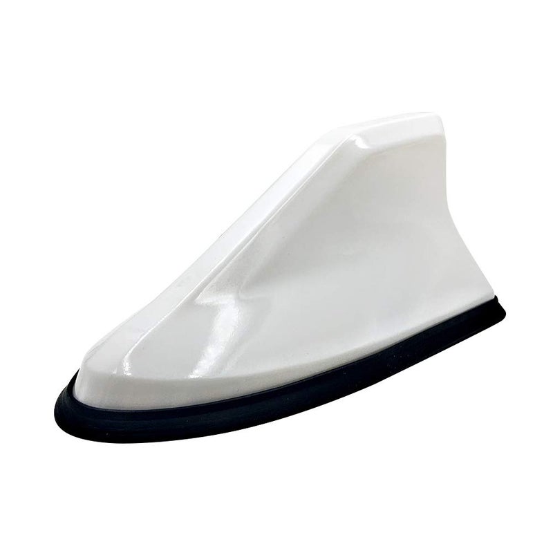 idain Universal Car Roof Mounted Functional Antenna Aerial Shark Fin Signa Antenna Basel,White - Image 4